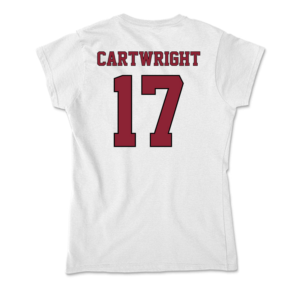 NCCU - NCAA Football : Donovan Cartwright - Soft Style Women’s T-Shirt-1