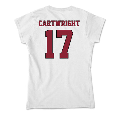 NCCU - NCAA Football : Donovan Cartwright - Soft Style Women’s T-Shirt-1