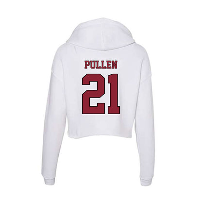 NCCU - NCAA Football : Joshua Pullen - Women's Crop Fleece Hoodie-1