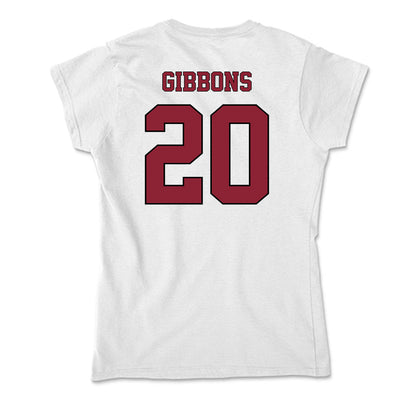 NCCU - NCAA Women's Volleyball : Hailey Gibbons - Soft Style Women’s T-Shirt-1