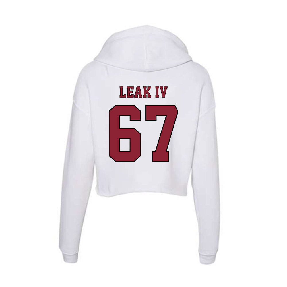 NCCU - NCAA Football : Cicero Leak IV - Women's Crop Fleece Hoodie-1