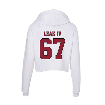 NCCU - NCAA Football : Cicero Leak IV - Women's Crop Fleece Hoodie-1