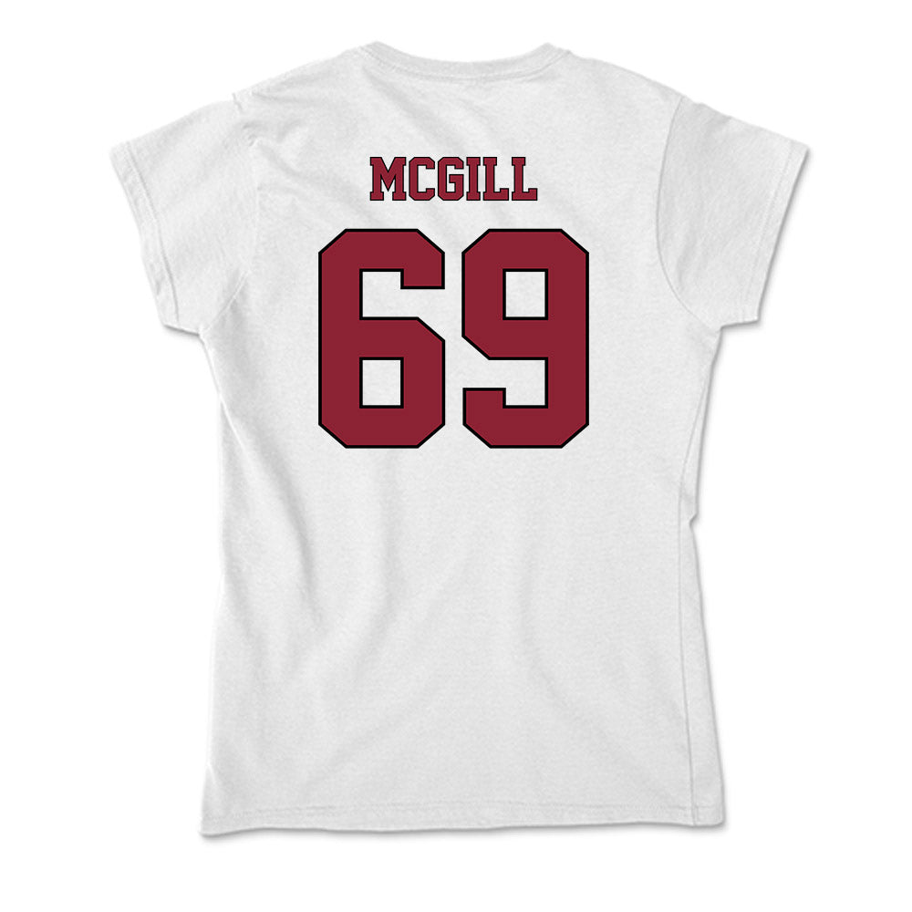 NCCU - NCAA Football : Jordan McGill - Soft Style Women’s T-Shirt-1