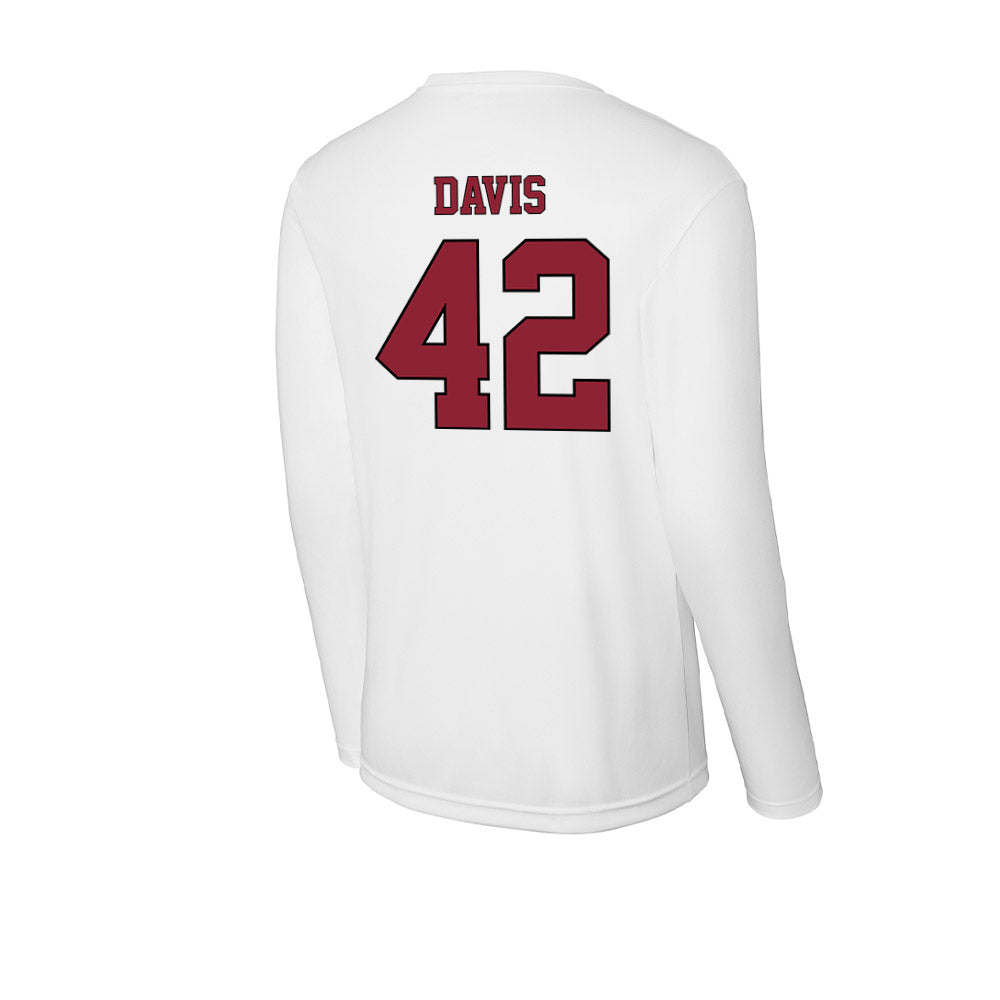 NCCU - NCAA Softball : Jaden Davis - Activewear Long Sleeve T-Shirt