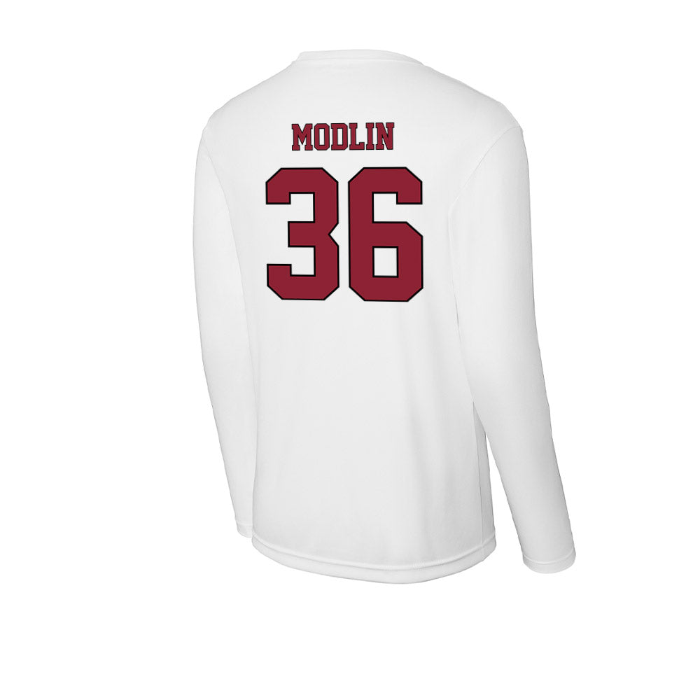 NCCU - NCAA Women's Volleyball : Emmie Modlin - Activewear Long Sleeve T-Shirt