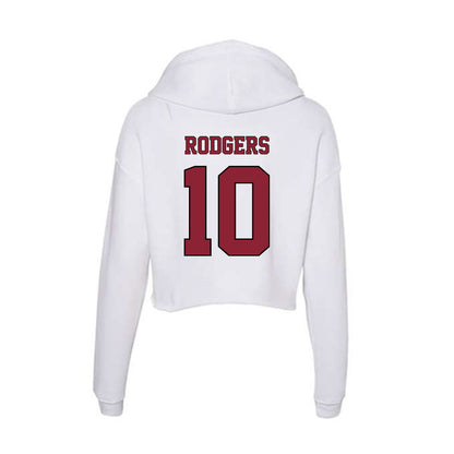 NCCU - NCAA Softball : Nyla Rodgers - Women's Crop Fleece Hoodie-1