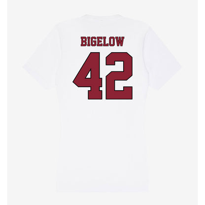 NCCU - NCAA Football : Mekhi Bigelow - Women's V-Neck T-Shirt-1
