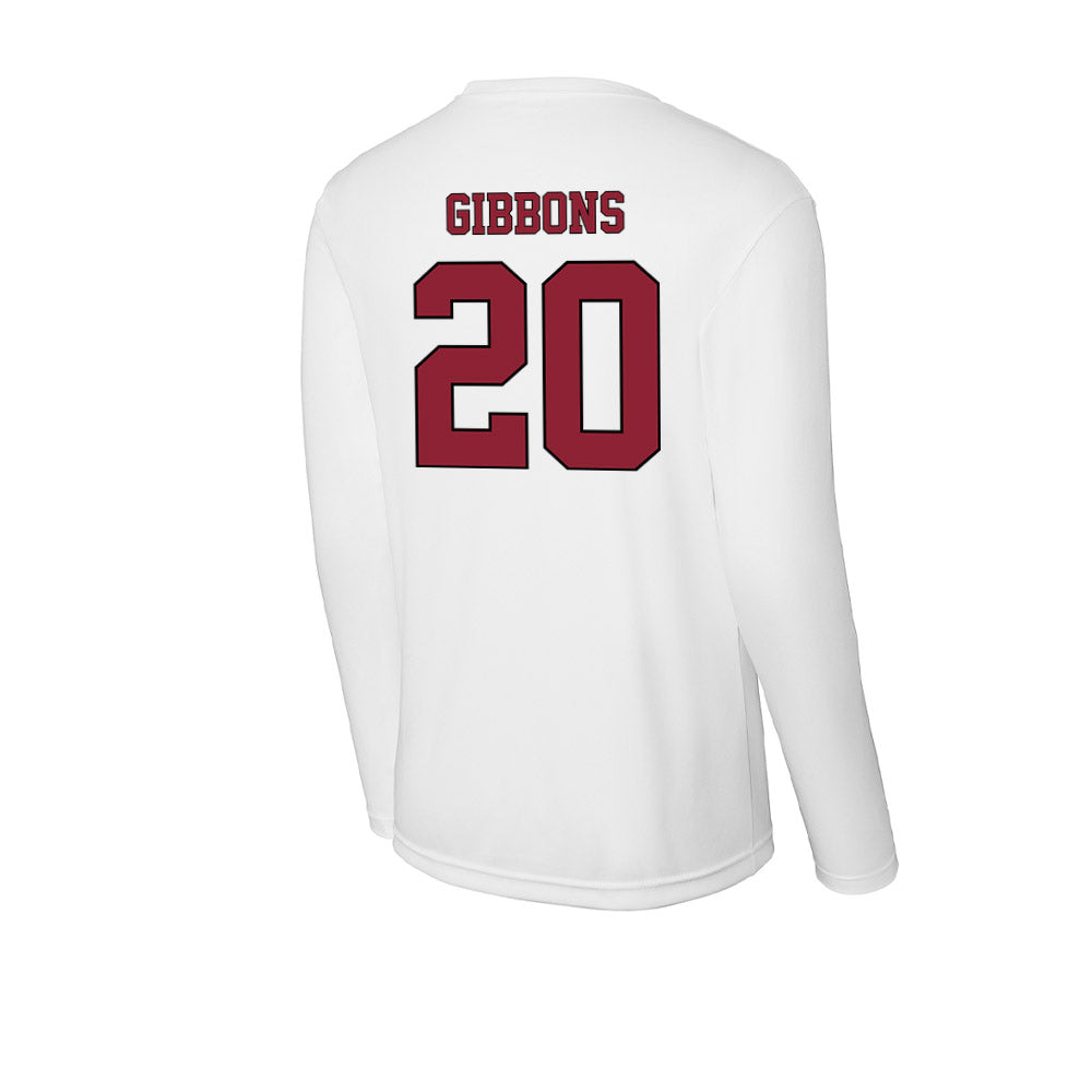 NCCU - NCAA Women's Volleyball : Hailey Gibbons - Activewear Long Sleeve T-Shirt-1