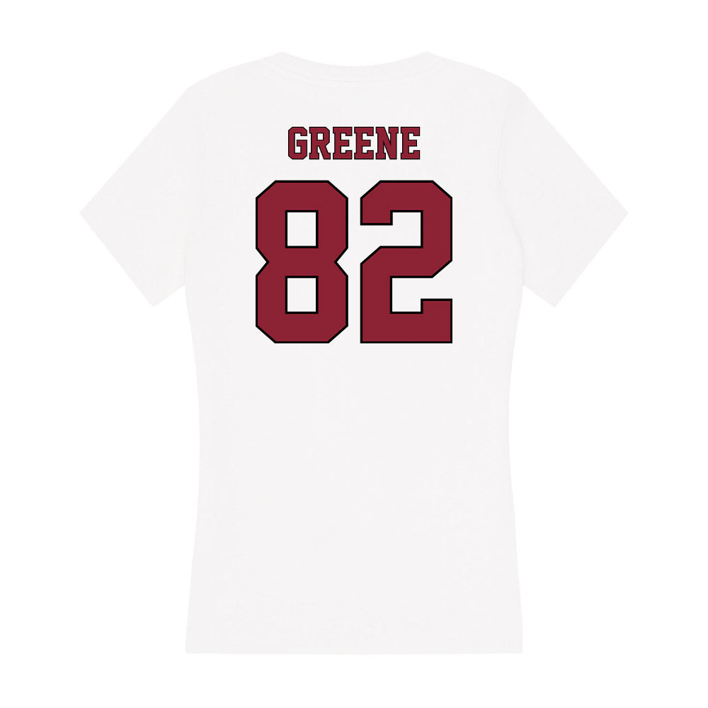 NCCU - NCAA Football : Sterling Greene - Women's V-Neck T-Shirt-1