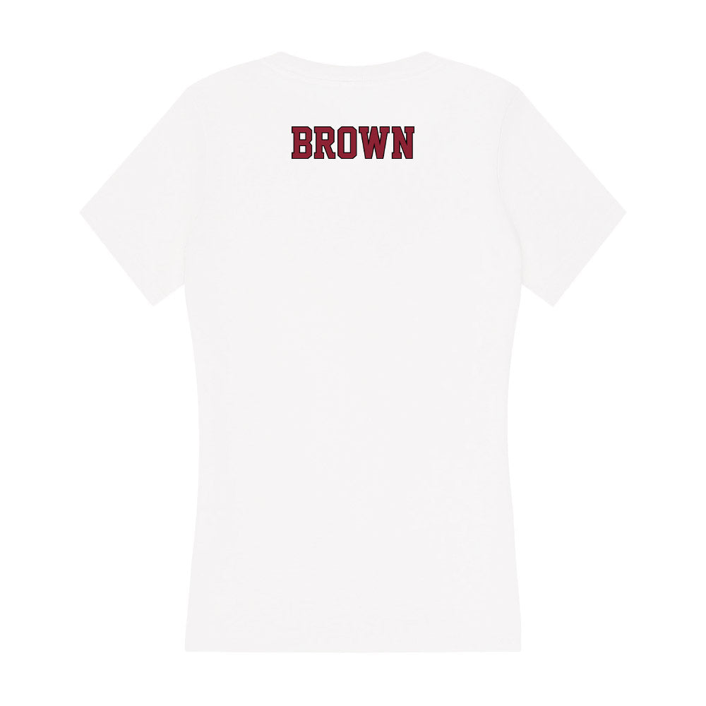 NCCU - NCAA Men's Golf : Jalen Brown - Women's V-Neck T-Shirt-1