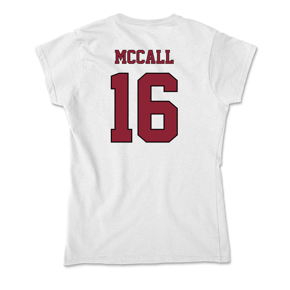 NCCU - NCAA Football : Makai McCall - Soft Style Women’s T-Shirt-1