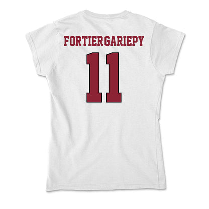 NCCU - NCAA Men's Tennis : Leo Fortier-Gariepy - Soft Style Women’s T-Shirt-1