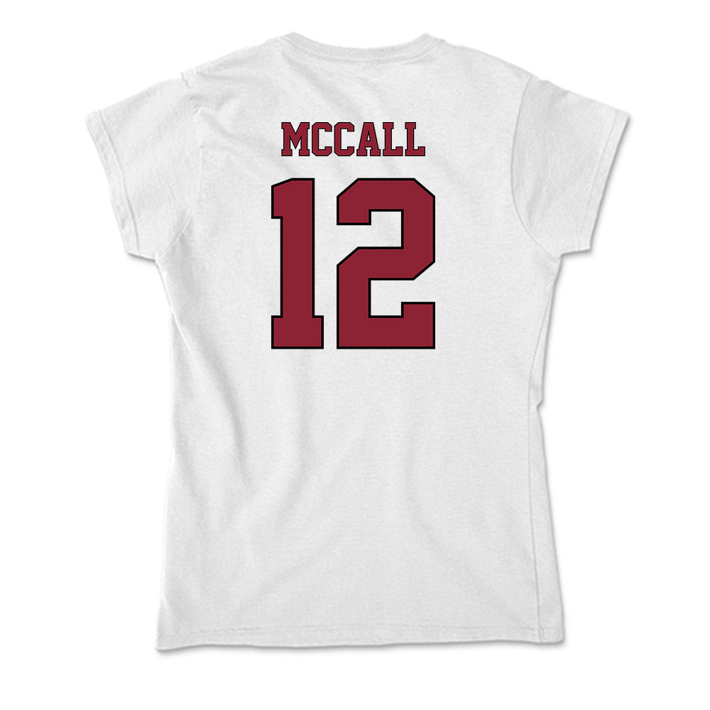 NCCU - NCAA Football : Quentin McCall - Soft Style Women’s T-Shirt-1