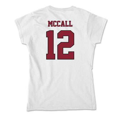 NCCU - NCAA Football : Quentin McCall - Soft Style Women’s T-Shirt-1
