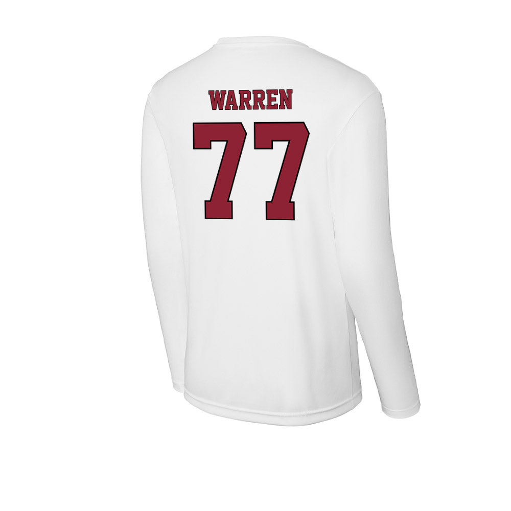 NCCU - NCAA Football : Seven Warren - Activewear Long Sleeve T-Shirt