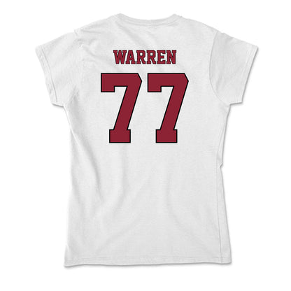 NCCU - NCAA Football : Seven Warren - Soft Style Women’s T-Shirt-1