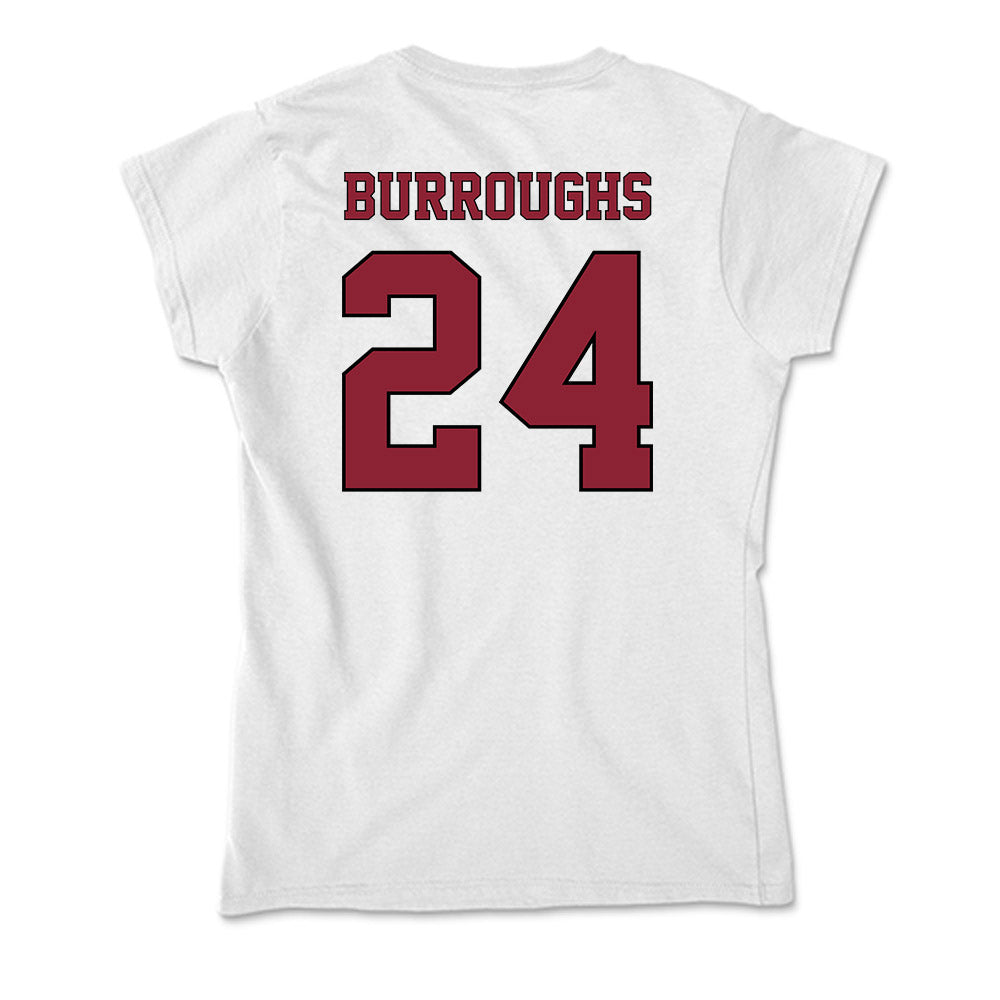 NCCU - NCAA Softball : Christiane Burroughs - Soft Style Women’s T-Shirt-1