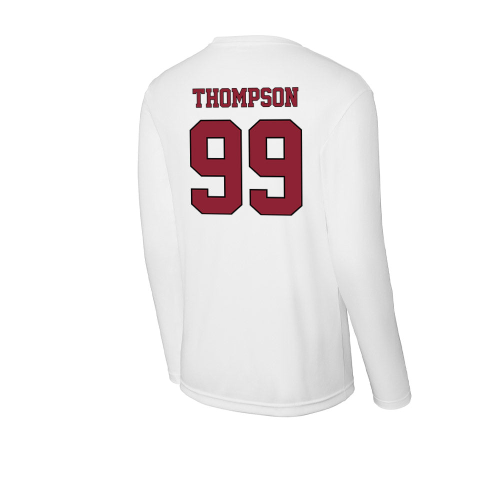 NCCU - NCAA Football : Khareem Thompson - Activewear Long Sleeve T-Shirt-1