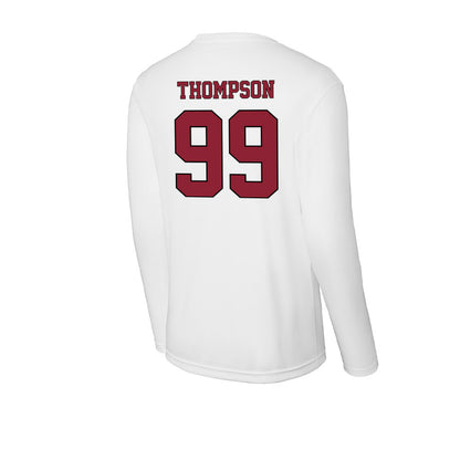 NCCU - NCAA Football : Khareem Thompson - Activewear Long Sleeve T-Shirt-1