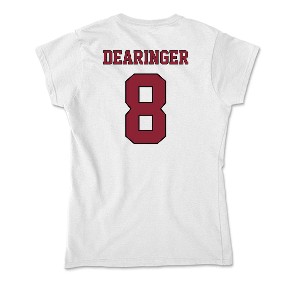 NCCU - NCAA Women's Volleyball : Arabella Dearinger - Soft Style Women’s T-Shirt-1