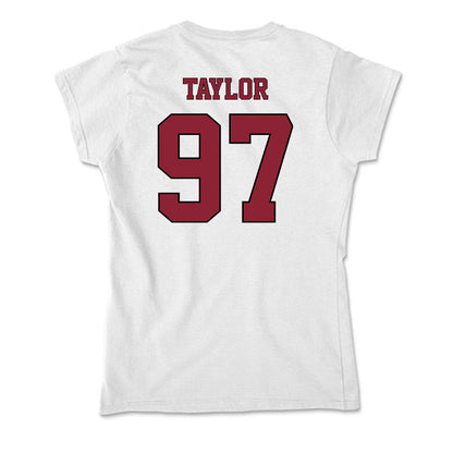 NCCU - NCAA Football : Jaden Taylor - Soft Style Women’s T-Shirt-1