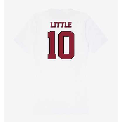 NCCU - NCAA Women's Volleyball : Tayah Little - Women's V-Neck T-Shirt-1