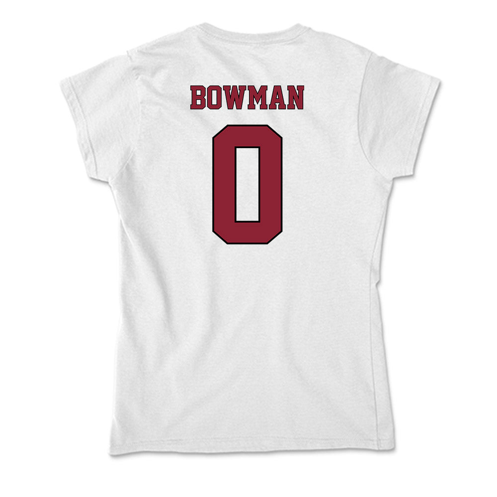 NCCU - NCAA Men's Cross Country : Isaiah Bowman - Soft Style Women’s T-Shirt-1