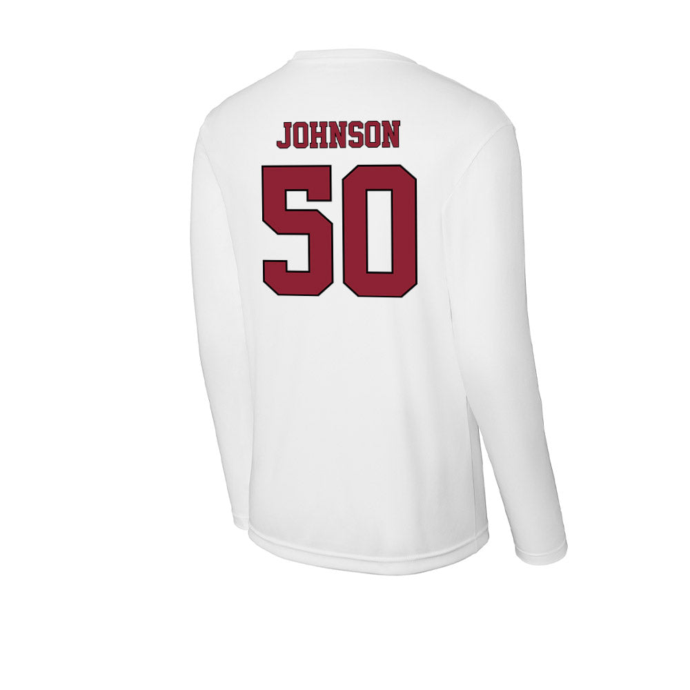 NCCU - NCAA Football : Thomas Johnson - Activewear Long Sleeve T-Shirt