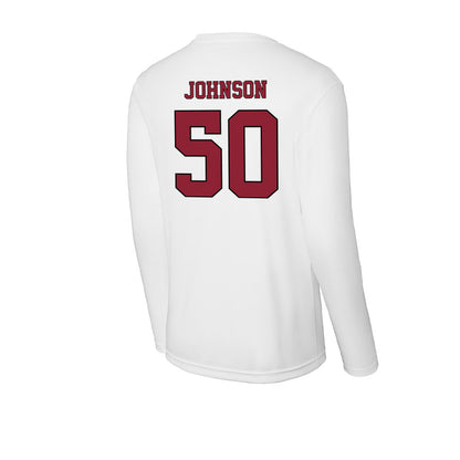 NCCU - NCAA Football : Thomas Johnson - Activewear Long Sleeve T-Shirt