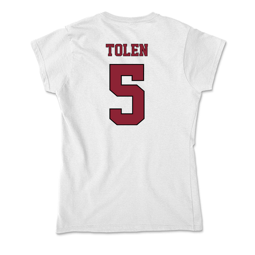 NCCU - NCAA Football : Demarius Tolen - Soft Style Women’s T-Shirt-1