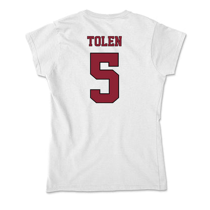 NCCU - NCAA Football : Demarius Tolen - Soft Style Women’s T-Shirt-1