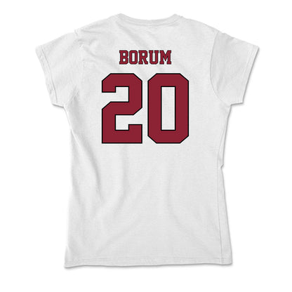 NCCU - NCAA Softball : Kia Borum - Soft Style Women’s T-Shirt-1