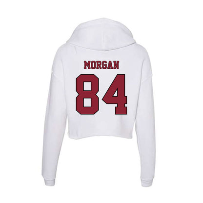 NCCU - NCAA Football : Kyle Morgan - Women's Crop Fleece Hoodie-1