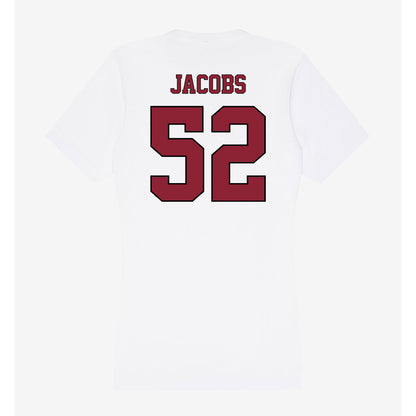 NCCU - NCAA Football : David Jacobs - Women's V-Neck T-Shirt-1
