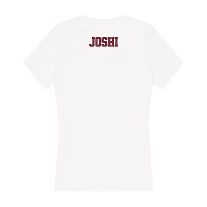 NCCU - NCAA Men's Golf : Isar Joshi - Women's V-Neck T-Shirt-1
