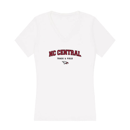 NCCU - NCAA Women's Track & Field : Laila Jackson - Women's V-Neck T-Shirt-0