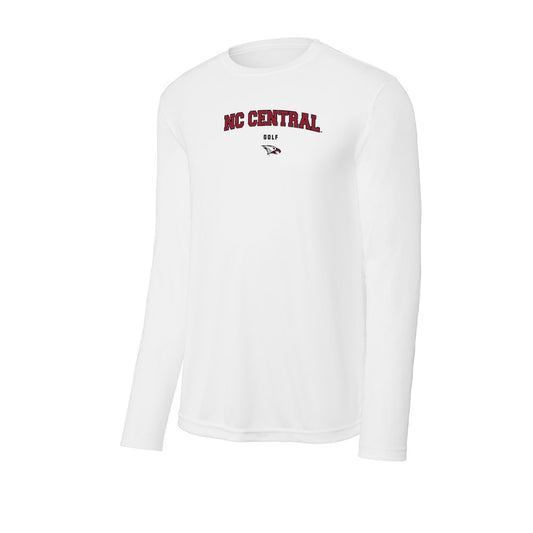 NCCU - NCAA Men's Golf : Jalen Brown - Activewear Long Sleeve T-Shirt