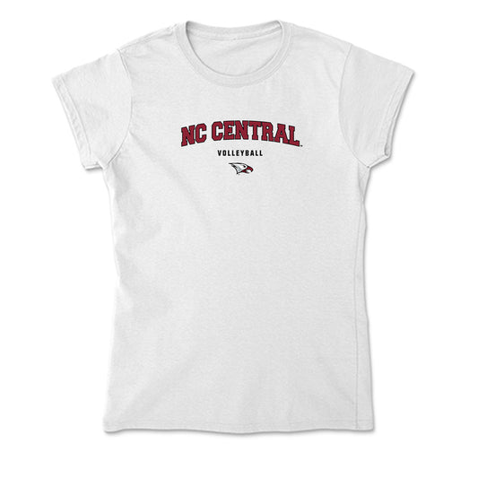 NCCU - NCAA Women's Volleyball : Tayah Little - Soft Style Women’s T-Shirt-0