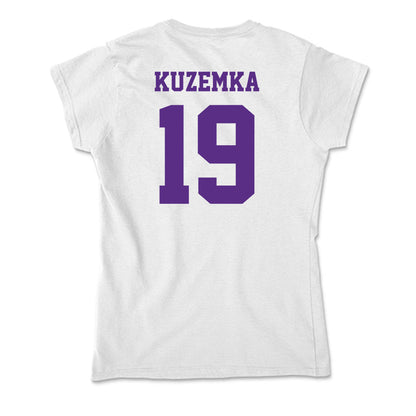 Furman - NCAA Football : Nicky Kuzemka - Soft Style Women’s T-Shirt-1