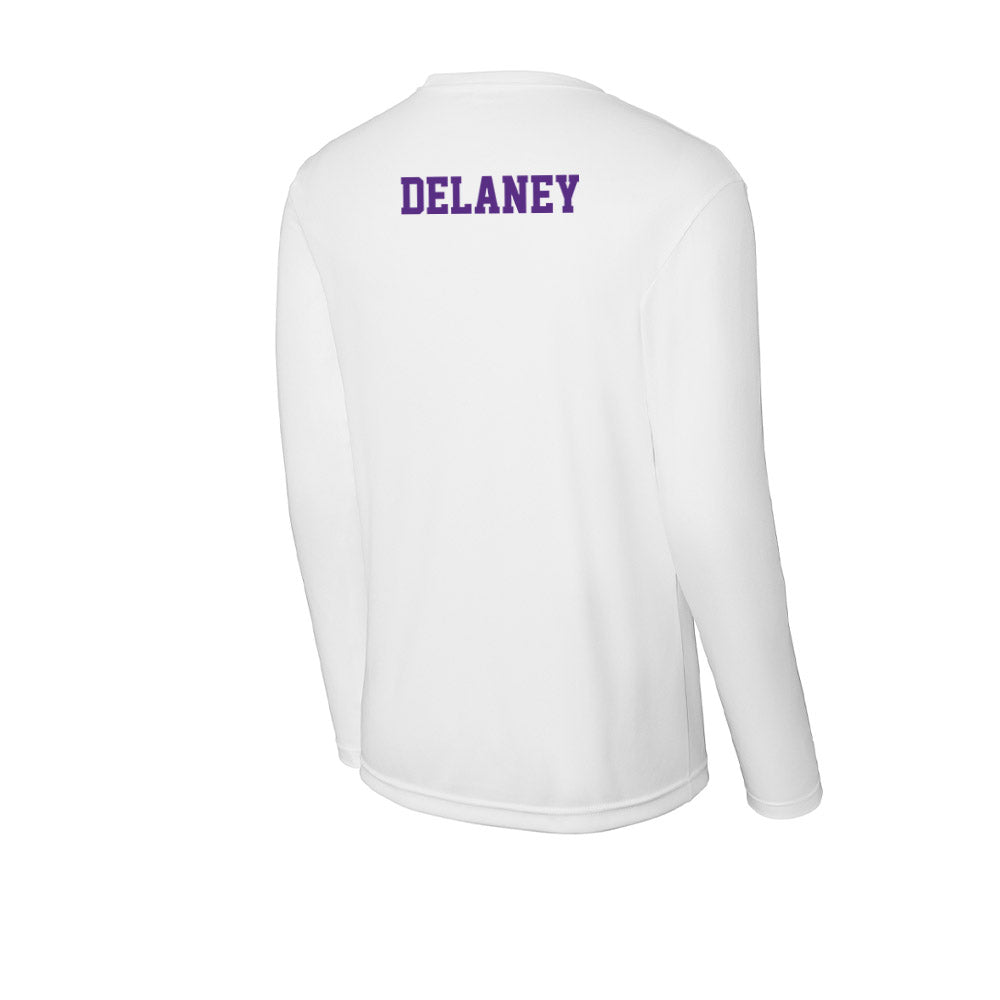 Furman - NCAA Men's Track & Field : Owen Delaney - Performance Long Sleeve T-Shirt-1