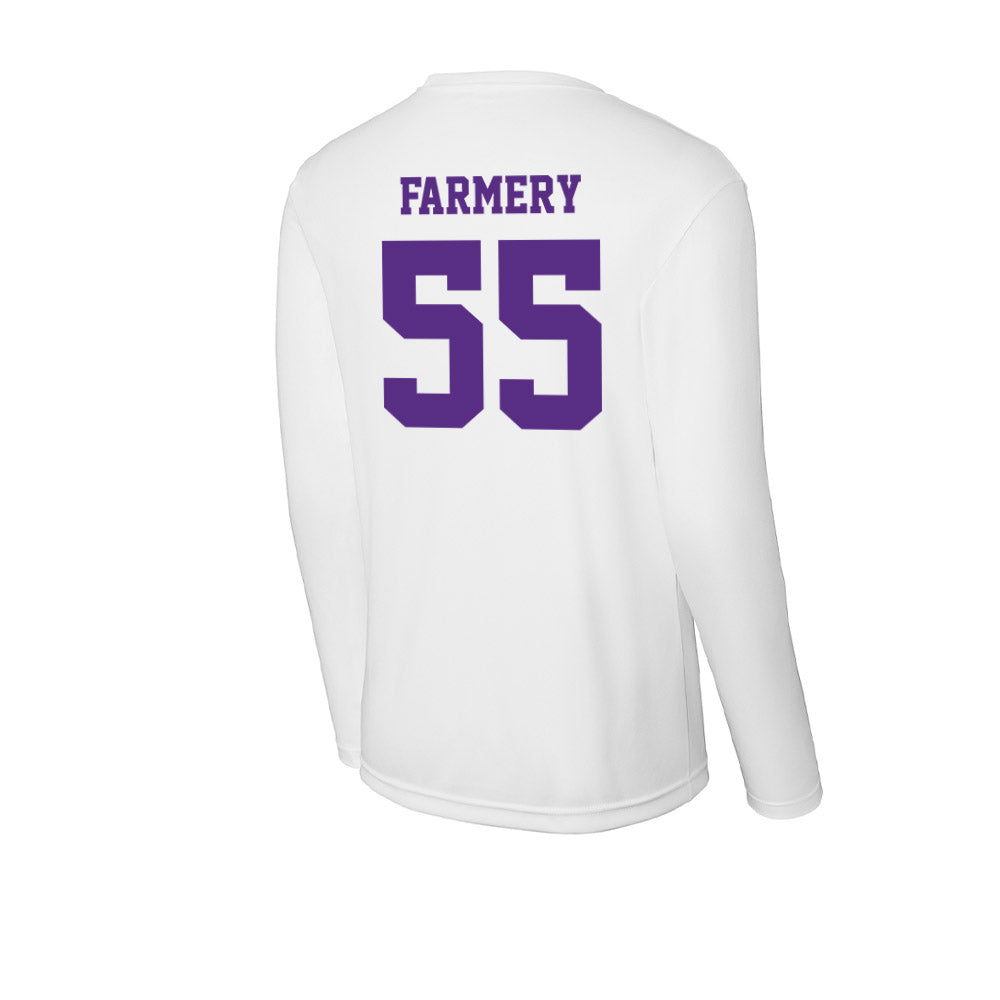 Furman - NCAA Football : Griffin Farmery - Performance Long Sleeve T-Shirt-1