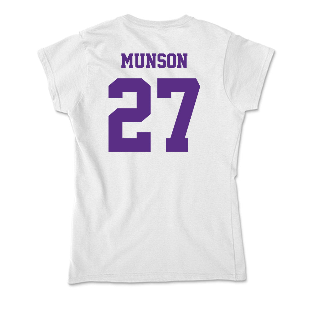Furman - NCAA Men's Soccer : Luke Munson - Soft Style Women’s T-Shirt-1