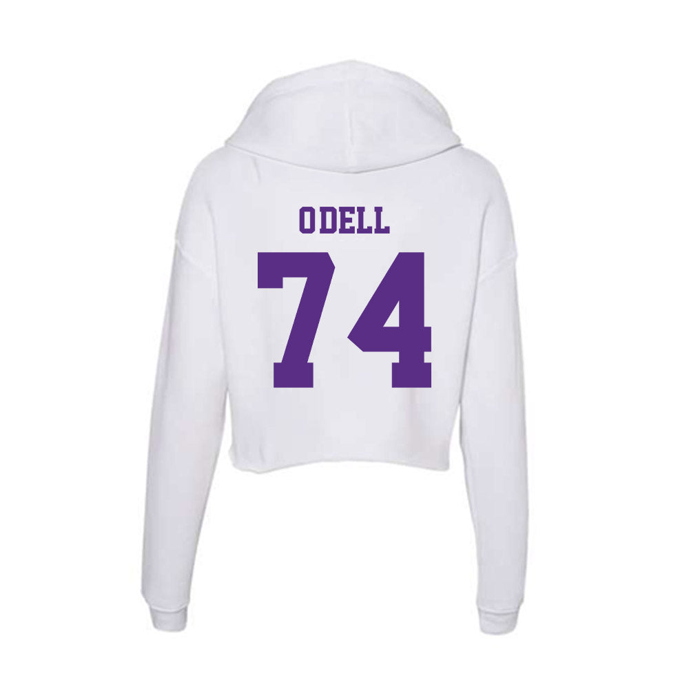 Furman - NCAA Football : Steven O'Dell - Women's Crop Fleece Hoodie-1