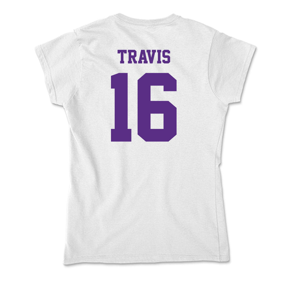 Furman - NCAA Men's Soccer : Grayson Travis - Soft Style Women’s T-Shirt-1