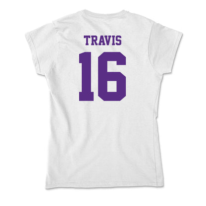 Furman - NCAA Men's Soccer : Grayson Travis - Soft Style Women’s T-Shirt-1