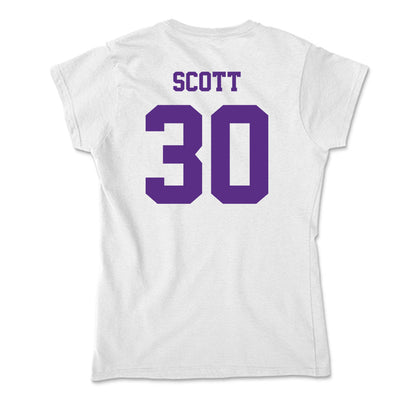 Furman - NCAA Softball : Gracie Scott - Soft Style Women’s T-Shirt-1