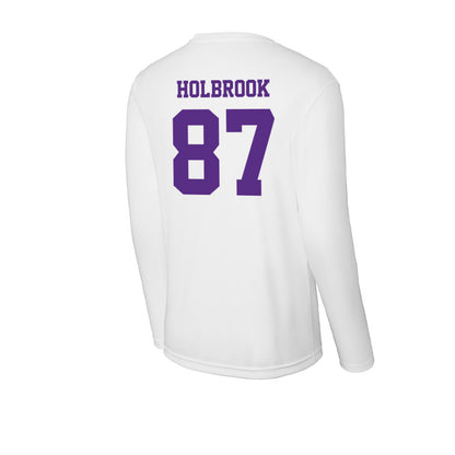 Furman - NCAA Football : John Holbrook - Performance Long Sleeve T-Shirt-1