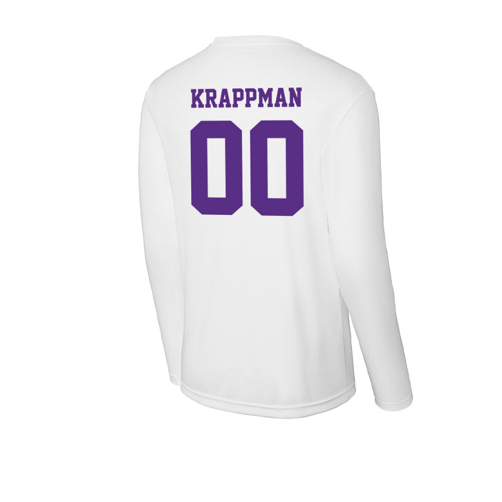 Furman - NCAA Football : Charlie Krappman - Activewear Long Sleeve T-Shirt-1