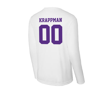 Furman - NCAA Football : Charlie Krappman - Activewear Long Sleeve T-Shirt-1