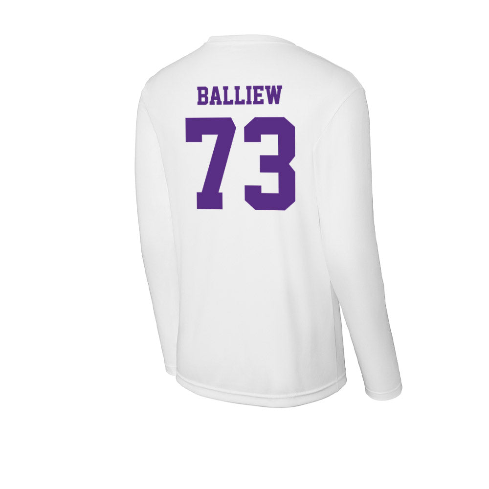 Furman - NCAA Football : Brody Balliew - Performance Long Sleeve T-Shirt-1